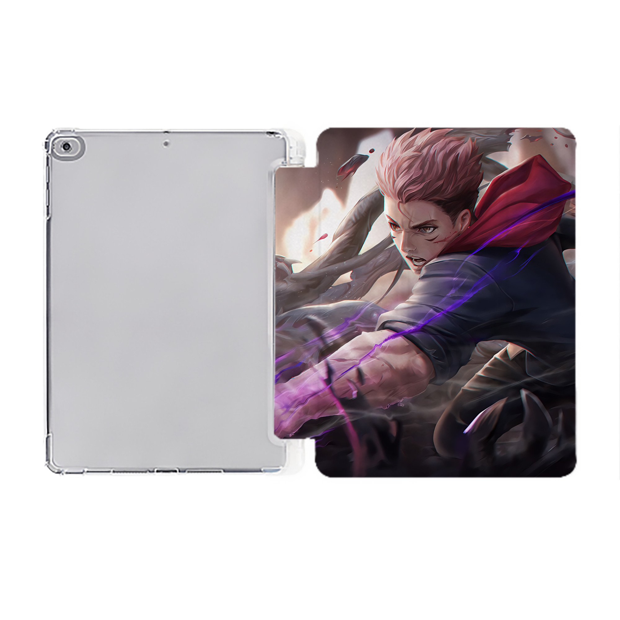 （画像用） SPY×FAMILY间谍家家酒 IPad ケース ペン収納付き 三つ折りスタンド PUレザー×シリコン 対応機種9.5/10.5/10.9インチ